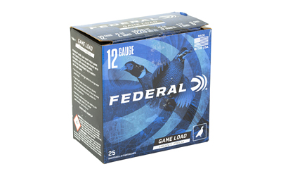 Federal 12 gauge game load ammunition box.