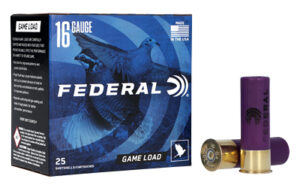 FEDERAL GAME-SHOK GAME LOAD SS 16GA 2-3/4" 2-1/2DE 1OZ 6 AMMO 25RD