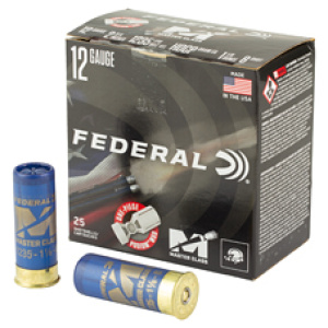 Federal 12-gauge shotgun shells and box