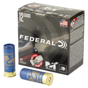 Federal 12-gauge shotgun shells and box