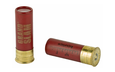 Two red shotgun shells, gold bases, labeled Grand Slam.
