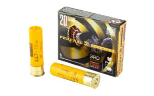 Federal 3rd Degree Shotshell 20ga 3" 1-1/2oz 1100 fps  #5/#6 & #7 5/ct