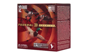 Federal Premium 12 gauge steel shotgun shells box