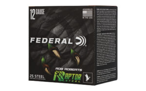 Federal Ron Roberts Raptor Steel Shotshells 12ga 3" 1-3/8oz 1400 fps #3 25/ct