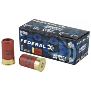 Federal Mini Shotshell 12ga 1-3/4" 4 Buckshot 10/ct