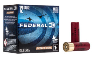 FEDERAL SPEED-SHOK HIGH VELOCITY STEEL 12GA 3" 1-1/4OZ 2 AMMO 25RD