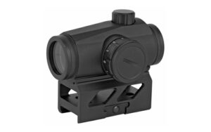 Compact black red dot sight optic