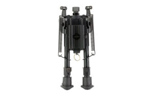 Black industrial mechanical device with twin springs