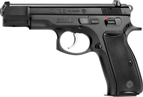 CZ 75 B Anniversary Elite Handgun 9mm Luger 10rd Magazines(2) 4.6" Barrel Steel Frame Manual Safety