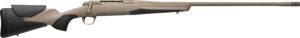 Modern bolt-action rifle with synthetic stock