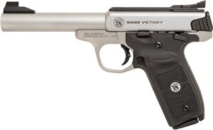 S&W SW22 VICTORY TARGET 5.5" - ADJ. 10-SHOT STAINLESS POLYMER