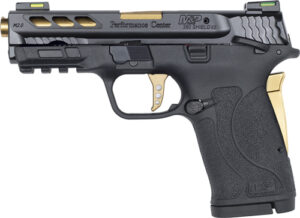 SMITH AND WESSON M&P380 PC 380ACP PORTED GOLD