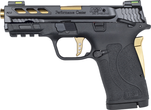 SMITH AND WESSON M&P380 PC 380ACP PORTED GOLD