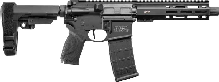 S&W M&P15 PISTOL 5.56 7.5" BBL - 30-SHOT W/ SBA3 ADJ ARM BRACE