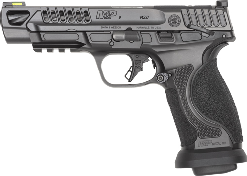 S&W M&P9 M2.0 Competitor HD Handgun 9mm Luger 17rd Magazines(4) 5" Barrel Optic Ready Thumb Safety Black Steel Frame - Image 2