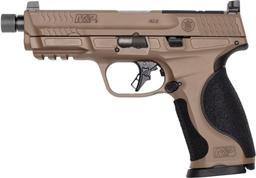 M&P9 M2.0 METAL 9MM LUGER 4.625â THREADED BBL (2)17RD FDE