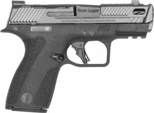 S&W PC M&P 9 Shield X Carry Comp Handgun 9mm Luger 13(1)&15(1)rd Magazines 3.6" Comp Barrel No Thumb Safety Black