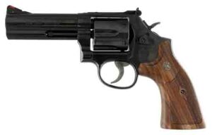 SMITH AND WESSON 586 357MAG 4" BL/WD AS 6RD
