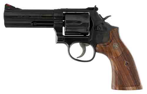 SMITH AND WESSON 586 357MAG 4" BL/WD AS 6RD