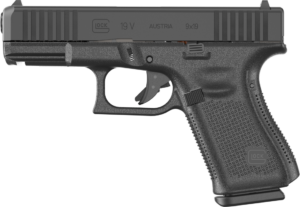 Glock V-Series Model 19 Handgun 9mm Luger 10rd Magazines (3) 5.5" Barrel Black US Made
