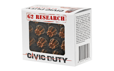 G2 Research Civic Duty ammunition box with bullets