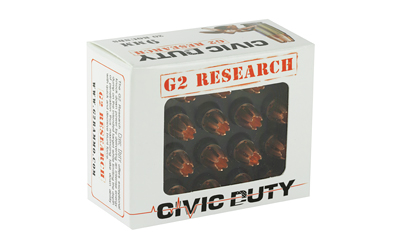G2 Research Civic Duty Handgun Ammunition 9mm Luger - Image 2