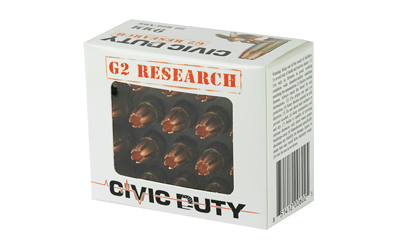 G2 Research Civic Duty Handgun Ammunition 9mm Luger - Image 3