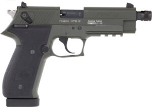 ATI GSG Firefly Handgun .22 LR 13rd Magazine(1) 4.9 Threaded Barrel OD Green Frame