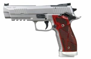 Sig Sauer P226 X-Five Stainless Custom Works Handgun 9mm Luger 20rd Magazines(3) 5" Barrel Cocobolo Grips SAO