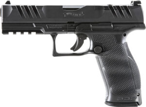 Black Walther PDP semi-automatic handgun side view