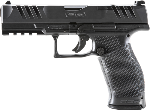 Black Walther PDP semi-automatic handgun side view
