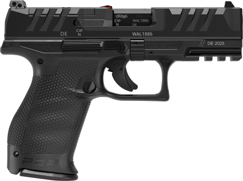 Walther PDP Compact Handgun 9mm Luger 10rd Magazines (2) 4" Barrel Black CA Compliant