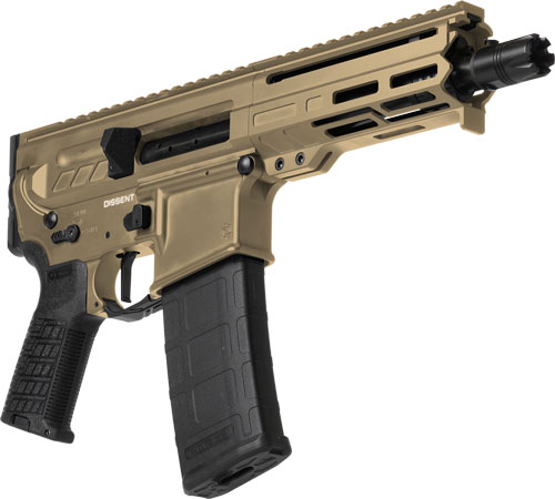 CMMG PISTOL DISSENT MK4 300AAC - 6.5" 30RD COYOTE TAN