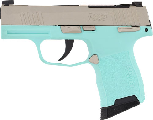 SIG SAUER P365 380ACP NKL/TURQUOISE 10+1 - Image 2