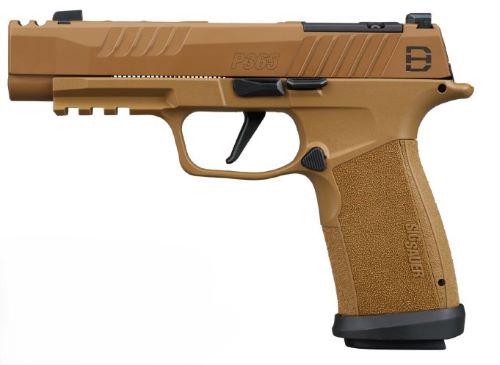 Sig Sauer P365-XF DH3 Handgun 9mm Luger 10rd Magazines(3) 3.7" Barrel DH3 Slide Coyote Optic Ready Competition Magwell