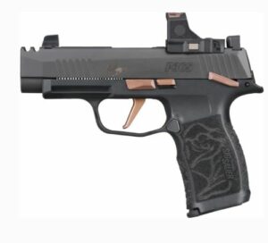 Sig Sauer P365-XL Rose Handgun 9mm Luger 12rd Magazines (2) 3.7" Barrel Black with Romeo-RS Comp