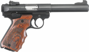 Ruger MK IV Target Handgun .22 LR 10rd Magazines(2) 5.5" Barrel Wood Grips