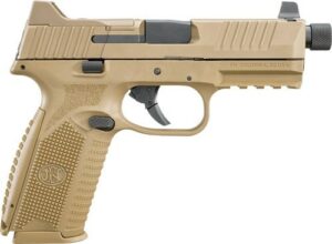 FN 509 Tactical Handgun 9mm Luger 17rd & 24rd Magazines (2) 4.5" Threaded Barrel FDE NMS