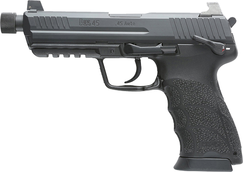H&K HK45 Tactical Handgun .45 Auto 10rd Magazines(2) 5.20" Threaded Barrel DA/SA V1 Decocking Lever & Safety