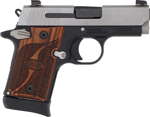 SIG SAUER P938 TWO-TONE 9MM 7+1 NS AMBI