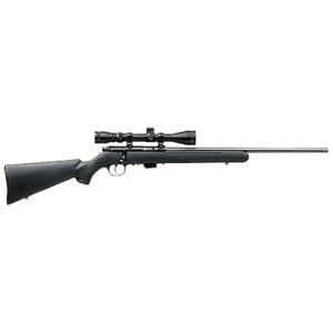 SAVAGE 93R17-FXP 17HMR 21" - W/3-9X40 ACCU TGR BLUED/SYN
