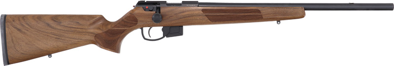 ANSCHUTZ 1761 D HB 17HMR - 20" BLUED/WALNUT CLASSIC