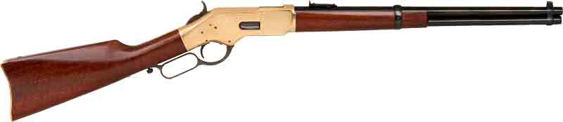 CIMARRON 1866 YELLOWBOY 38SP - 19" SR CARBINE BRASS/BLUED