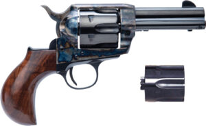 Single-action revolver with spare cylinder