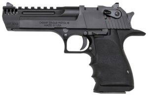 Black Desert Eagle semi-automatic pistol side view