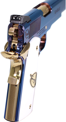 IVER JOHNSON EAGLE ULTRAMARINE - 1911 45ACP 8RD ULTRAMARINE PVD - Image 3