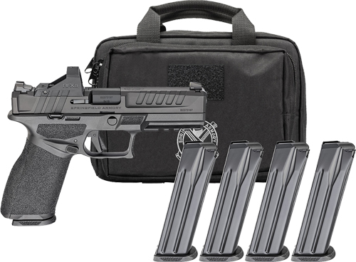 Springfield Gear Pac Echelon Handgun 9mm Luger 15rd(4) Magazines 4.5" Barrel Green Dot & Bag