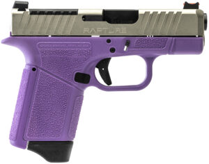 GForce Arms GF9 Rapture Subcompact OR Handgun 9mm Luger 12rd Magazine 3.25" Barrel Purple Frame Nickel Slide
