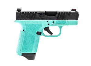 GForce Arms GF9 Rapture Subcompact OR Handgun 9mm Luger 12rd Magazine 3.25" Barrel Robin's Egg Frame Black Slide