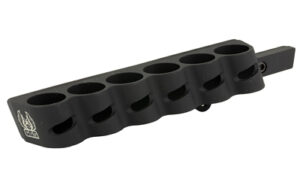 Black five-slot shotgun shell holder mount